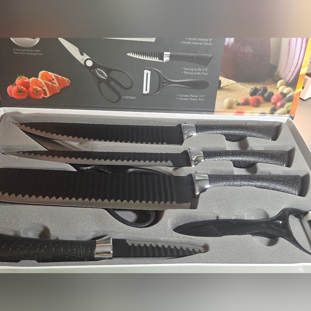 Kunzhisheng 6 Piece Kitchen Knife Set